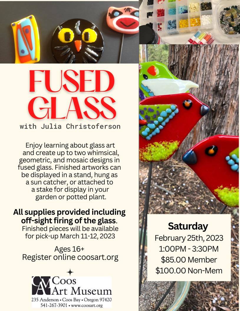 Fused Glass Art Flyer