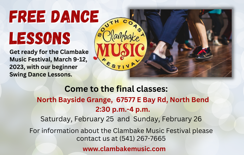 Final Dance Lesson Dates