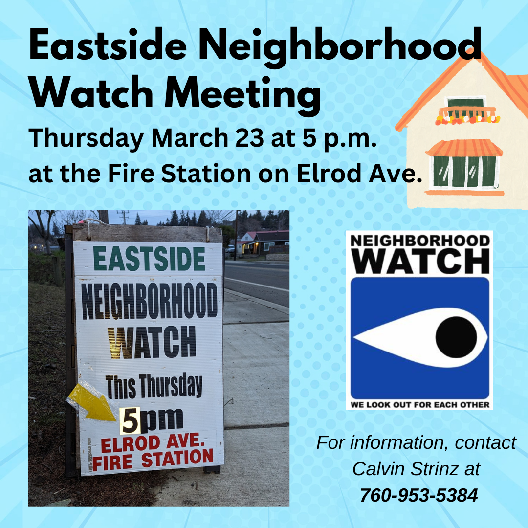 Eastside Neighborhood Watch-March