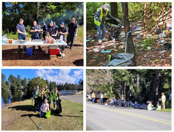 John Topits Clean Up Volunteers