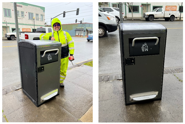 Model Trash Cans