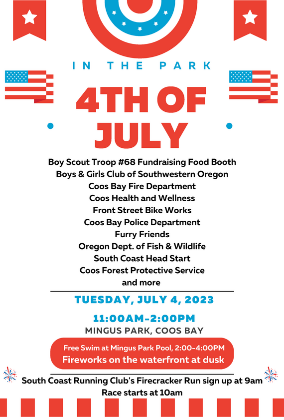 fourth of July Celebration flyer