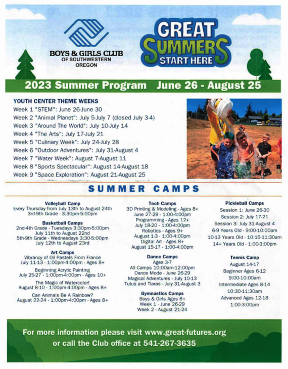 Boys and Girls Club Summer Programs