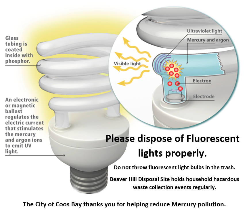 Fluorescent light disposal