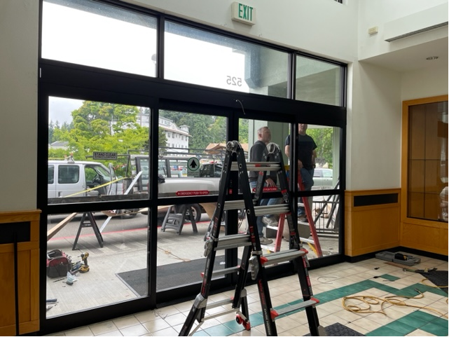 New Library Doors