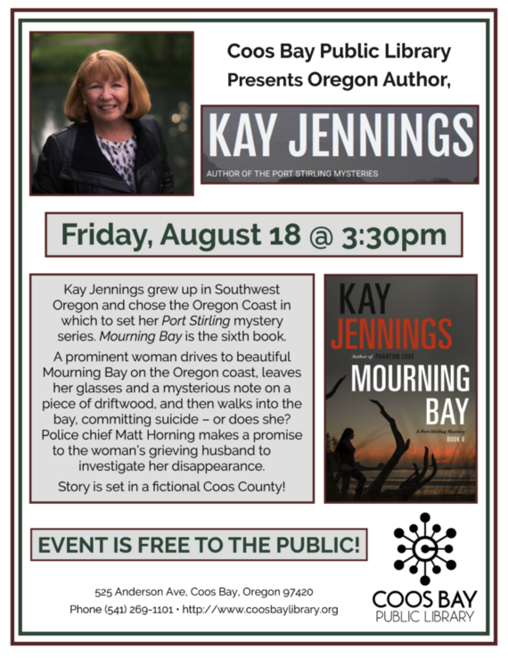 Kay Jennings at the Library