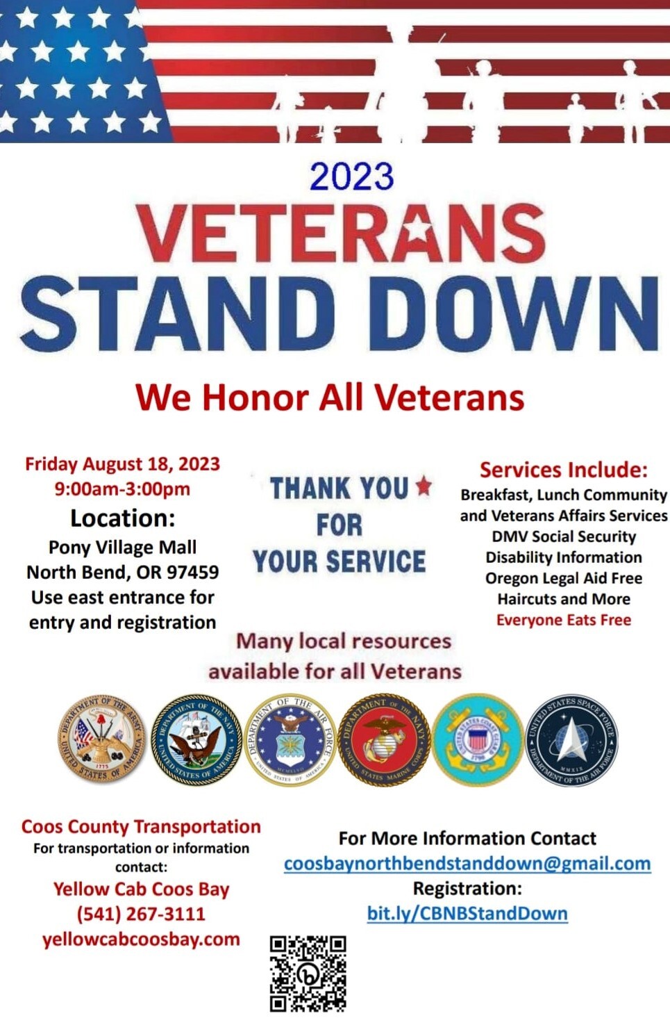 Veterans Stand Down updated poster