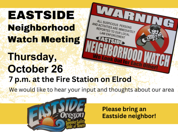 Eastside Neighborhood Watch Meeting