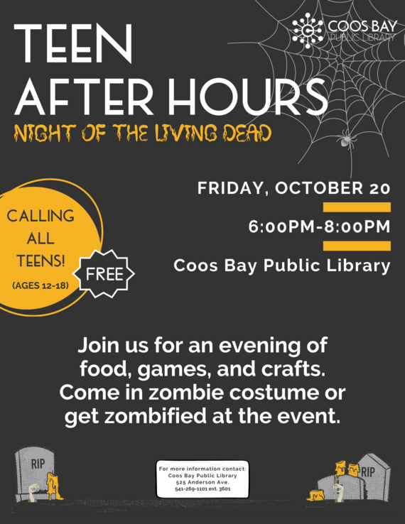 Teen After Hours for Halloween