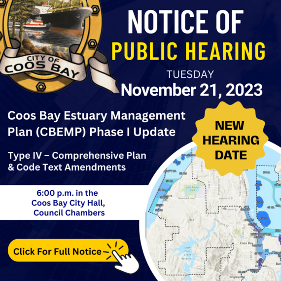 Rescheduled Public Hearing Date