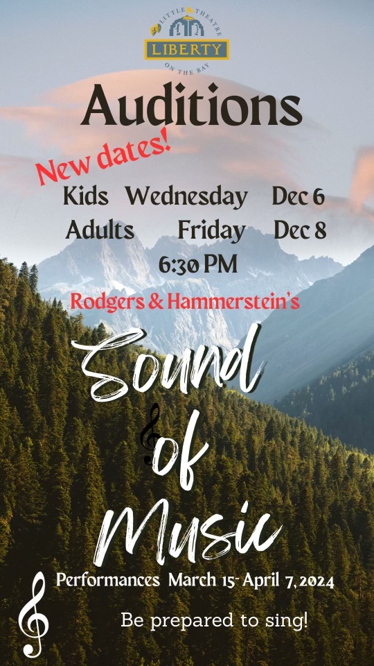 Sound of Music Auditions flyer