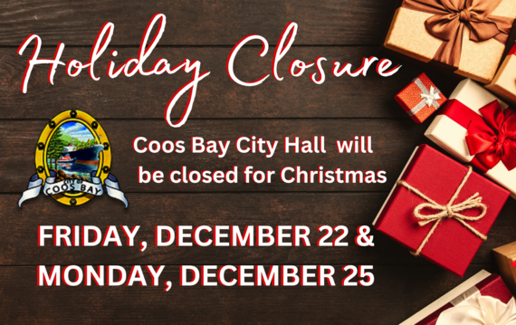 Christmas Closures at City Hall