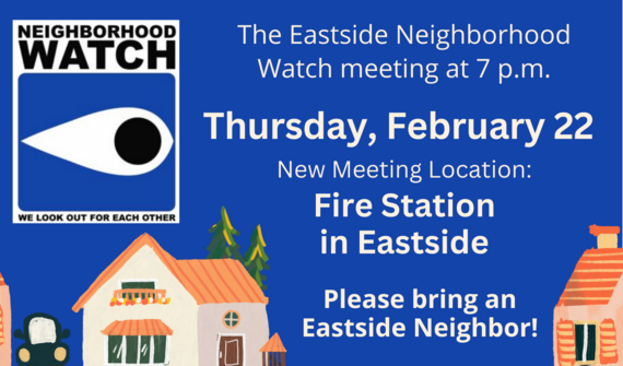 Neighborhood watch for February