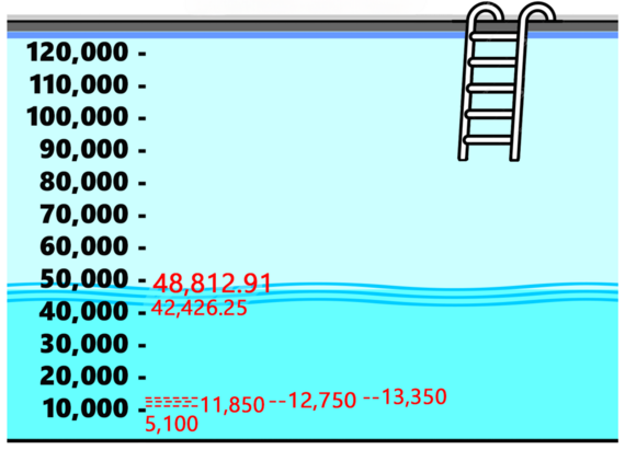 Pool Donation Total graphic