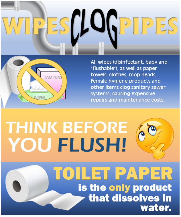 Wipes dont Flush