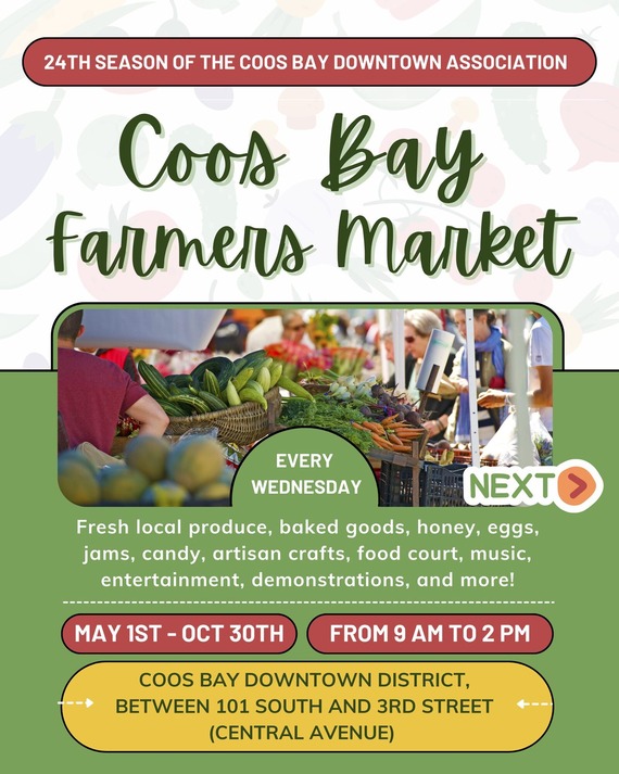 Coos Bay Farmers Market opens