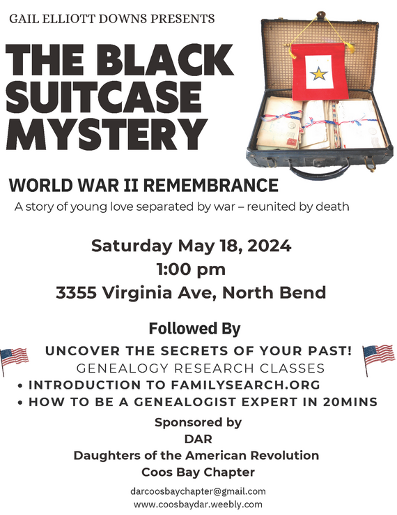 Black Suitcase Genealogy Flyer