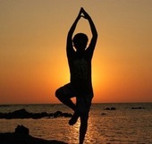 Yoga sunset