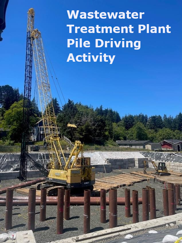 Pile driving activity photo