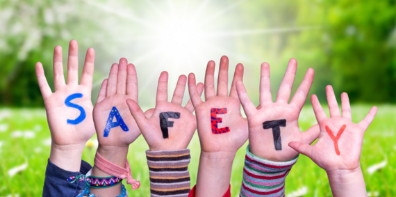 Children Hands during summer