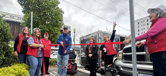 David's Chair Ribbon Cutting