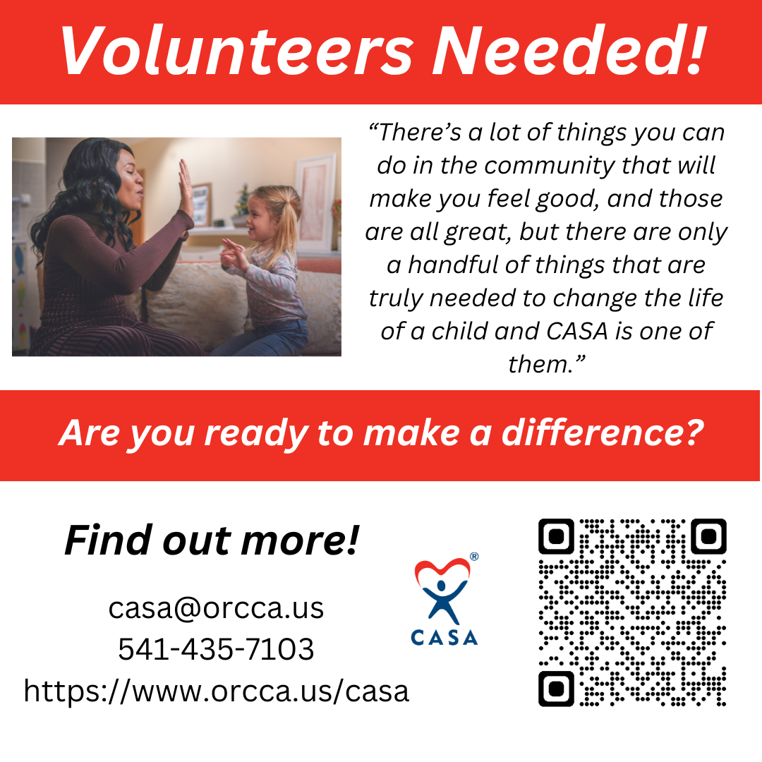 Casa Volunteers Needed