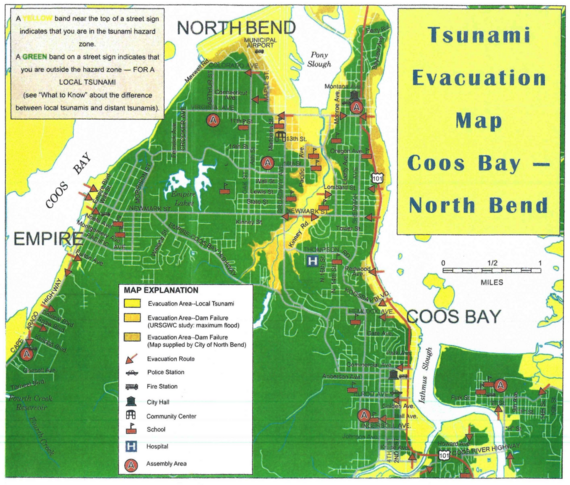 Dam Failure Inundation Zone Map