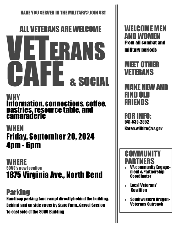 Vet Cafe Flyer