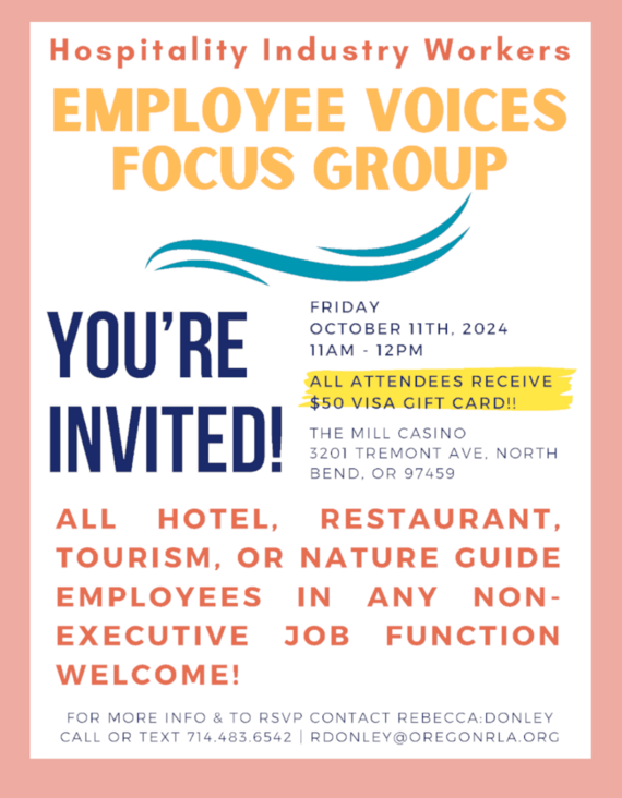 Hospitality Worker Invite