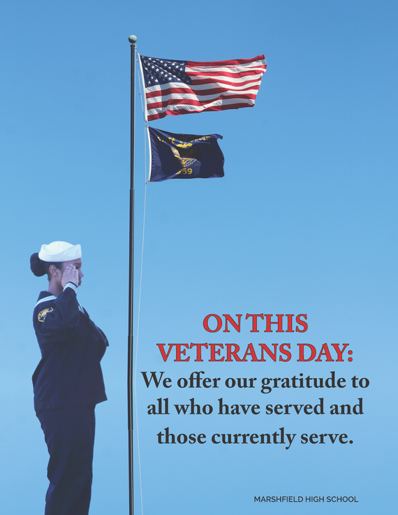 Veterans Day Salute from MHS