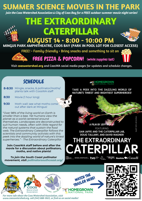 Caterpillar Movie in the Park Flyer