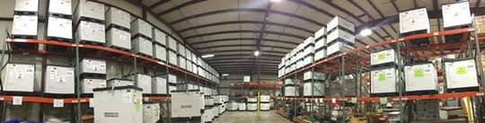 totes at Surplus warehouse