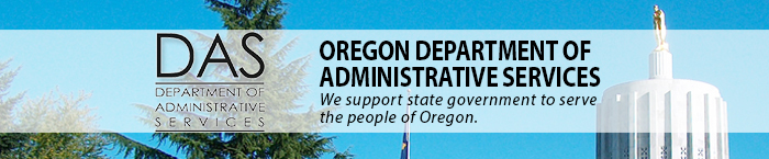 Department of Administrative Services : Welcome Page : State of Oregon