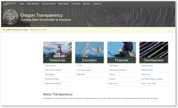 Oregon Transparency Website