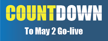 countdown to may 2 go-live