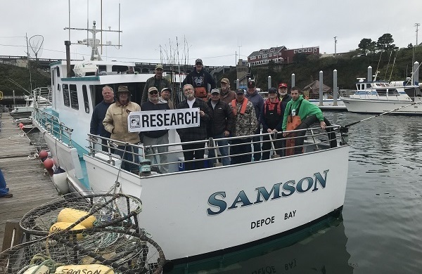 C/V Samson and volunteer anglers