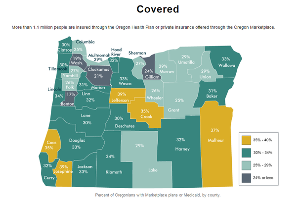 Oregon Coverage Map