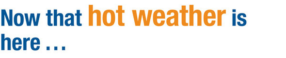 hot weather headline