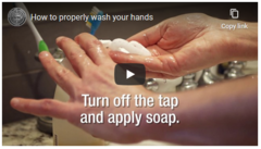 COVID-19 Video capture How to Wash Hands