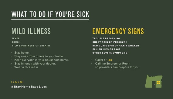 What to do if you are sick