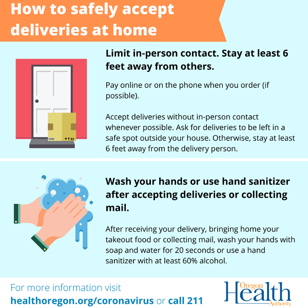 How to safely accept deliveries at home