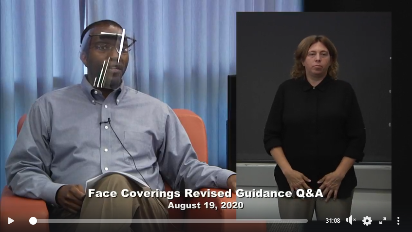 Facebook Live recap: Face coverings and businesses