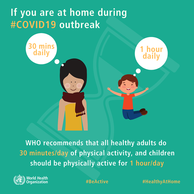 If you are at home during a COVID-19 Outbreak