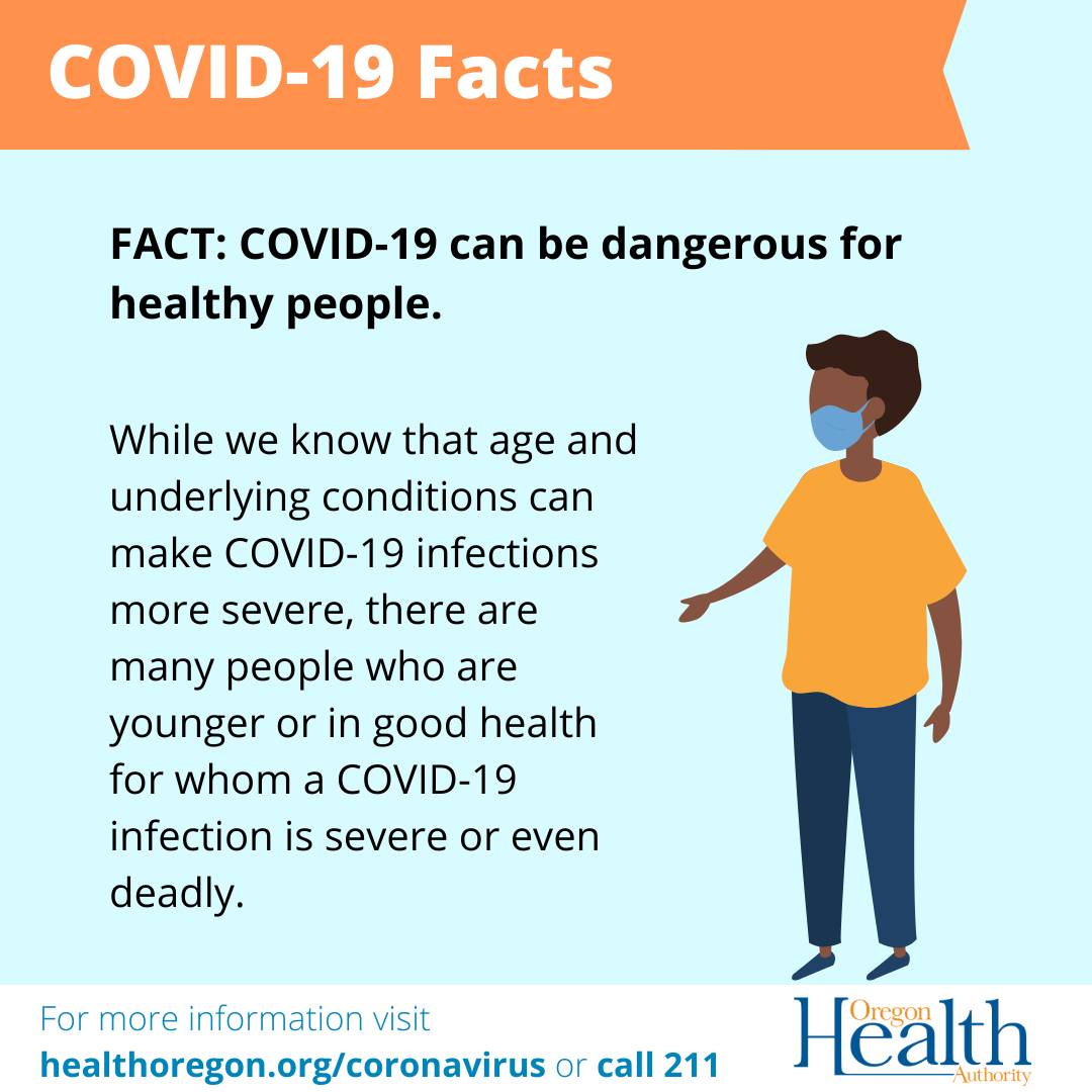 COVID-19 Can be dangerous for healthy people
