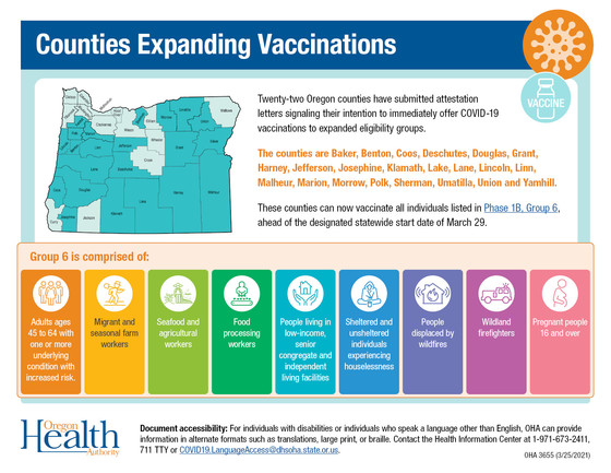 Counties expanding vaccines