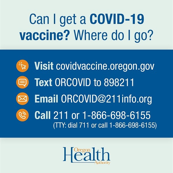 Click on image to load OHA COVID-19 vaccine webpage. 