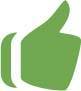 Thumbs up green