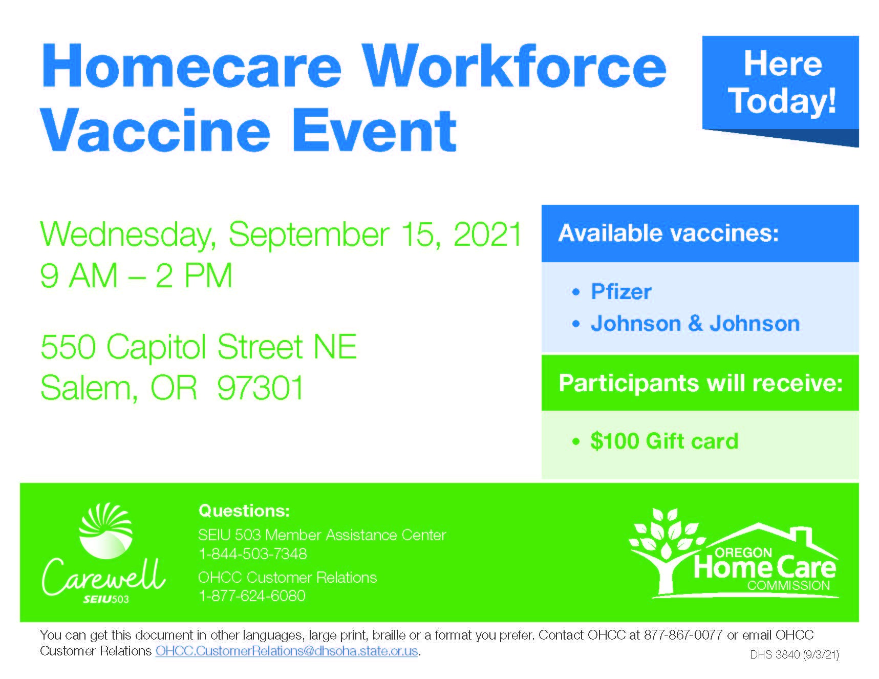 Vaccine Event 9.15.21