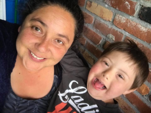 Photo of Michelle Geltner and her son Ezra