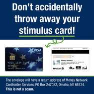 Don't throw away your stimulus card image